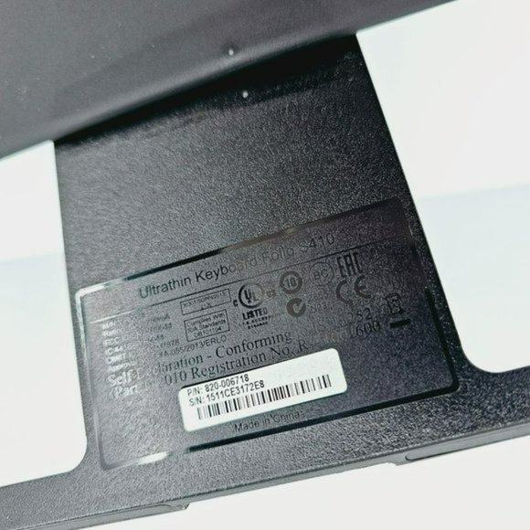 Logitech Ultrathin Keyboard Folio Protective Case Samsung GALAXY Tab4 10.1 S410 - Picture 2 of 9